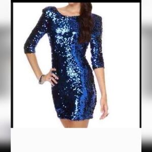 Blue Hm Sequin Dress for Sale up to 90% Off: Poshmark
